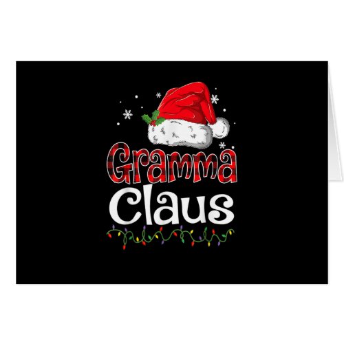 Gramma Claus Santa Funny Christmas Pajama Matching
