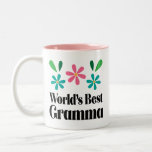 Gramma Gift for Grandmother Mothers Day Two-Tone Coffee Mug