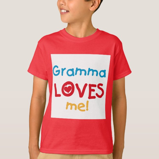 Gramma Loves Me T-shirts and Gifts (Front)