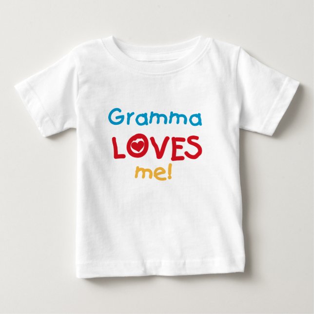Gramma Loves Me T-shirts and Gifts (Front)