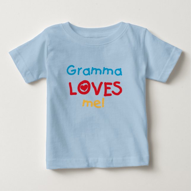 Gramma Loves Me T-shirts and Gifts (Front)