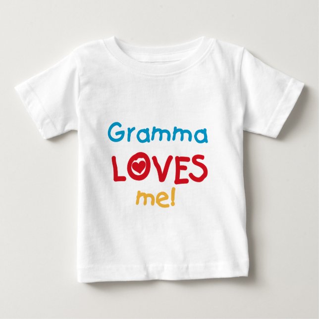 Gramma Loves Me T-shirts and Gifts (Front)