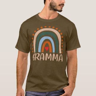 Gramma Rainbow Grandma Cute Mothers Day Funny Gram T-Shirt