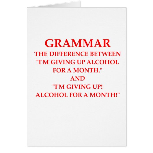 GRAMMAR CARDS (Front)