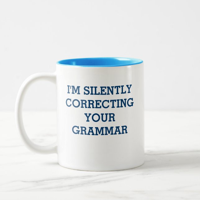 Grammar Correction Mug (Left)