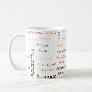 Grammar Geek 11 oz White Mug