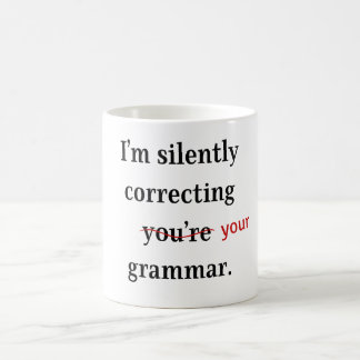 Grammar Guardian Mug: Sip, Snicker, and Correct Coffee Mug