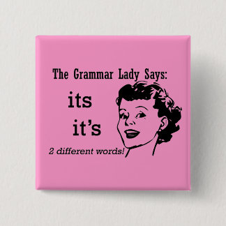 Grammar It's and Its Buttons