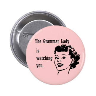 Grammar Lady Watching Buttons