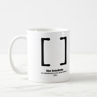 Grammar Mug English Teacher Gift Brackets