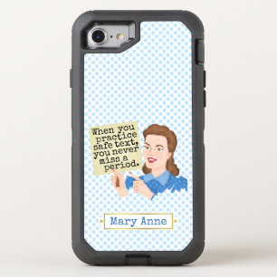 Grammar Nerd   Funny Practice Safe Text OtterBox Defender iPhone SE/8/7 Case