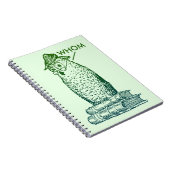 Grammar Owl Says Whom Notebook (Right Side)
