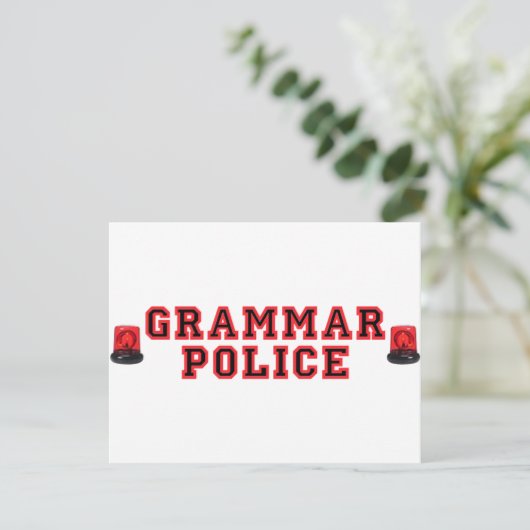 Grammar Police (Standing Front)