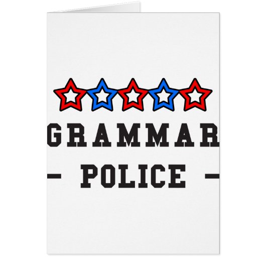 Grammar Police (Front)