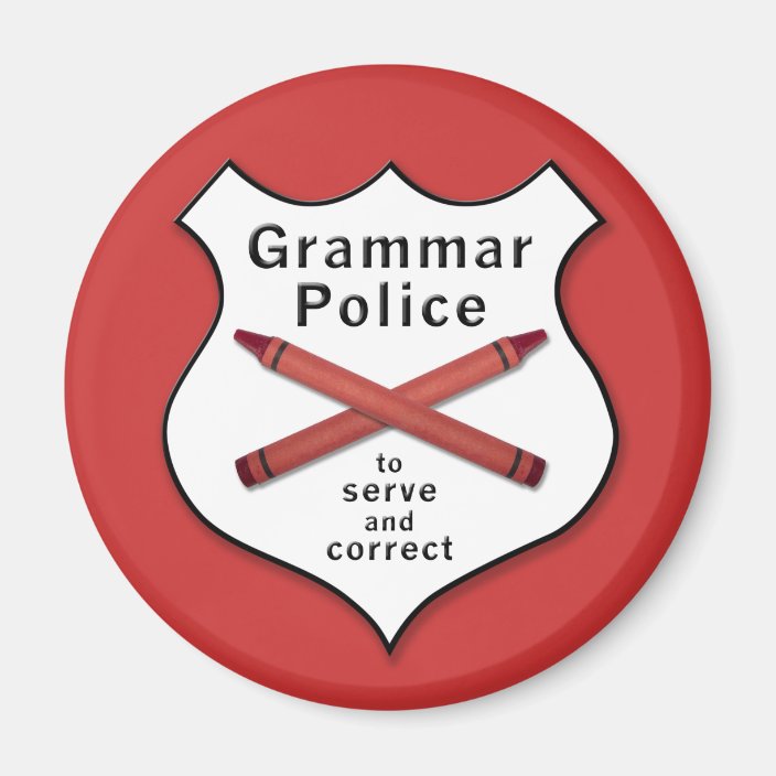 Grammar Police Badge