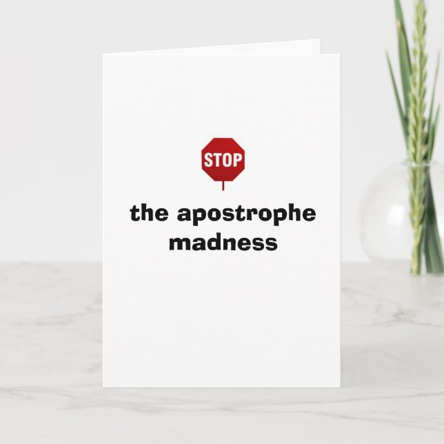 Grammar Police English Teacher Card (Front)