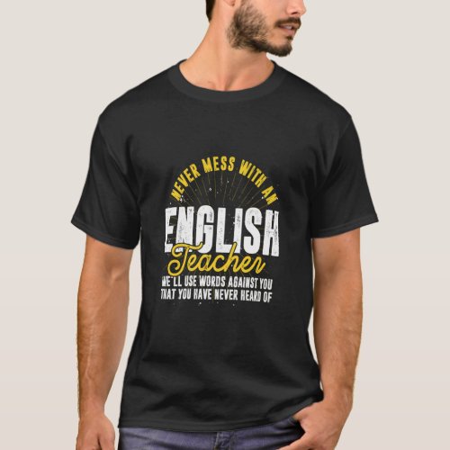 Grammar Police English Teacher Spelling  Grammar  T_Shirt