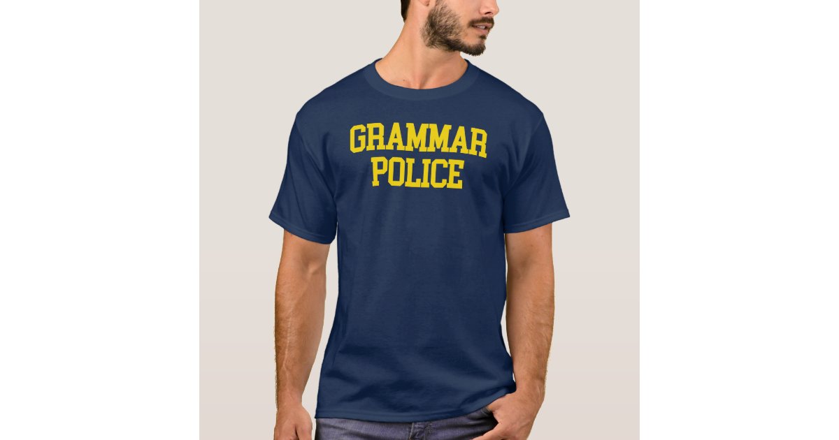grammar police shirt