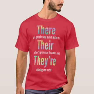Grammar Policehereheirheyre Gift gift T-Shirt