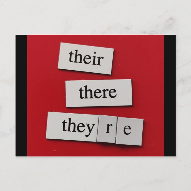 Grammar Postcard (Front)