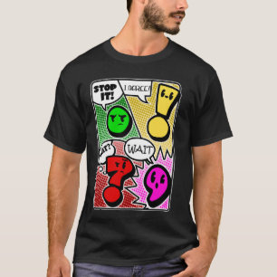 Grammar Punctuation Wait What Stop it I Agree Funn T-Shirt