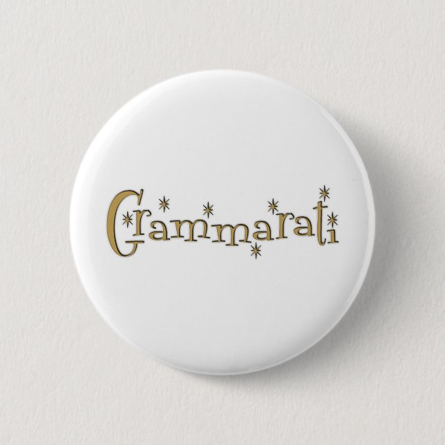 Grammaratti Button (Front)