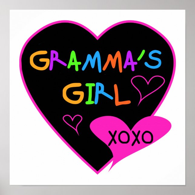 Gramma's Girl Tshirts, Mugs, Buttons, Cases, Hats Poster (Front)