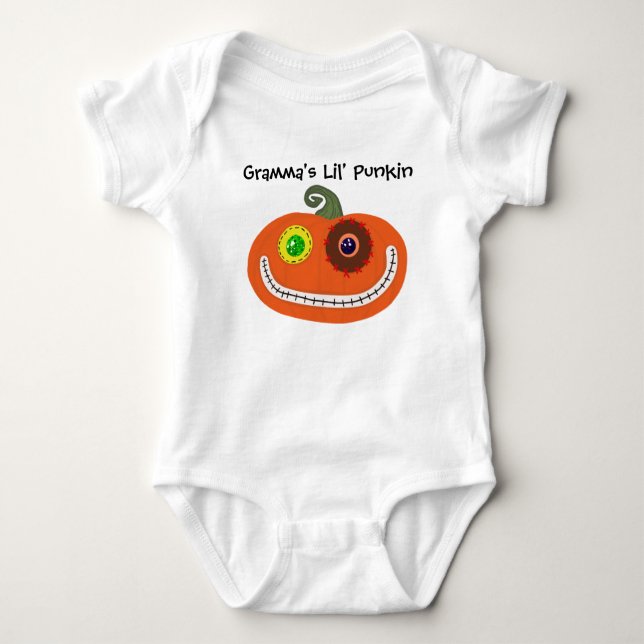 Gramma's Lil' Punkin Halloween Bodysuits (Front)