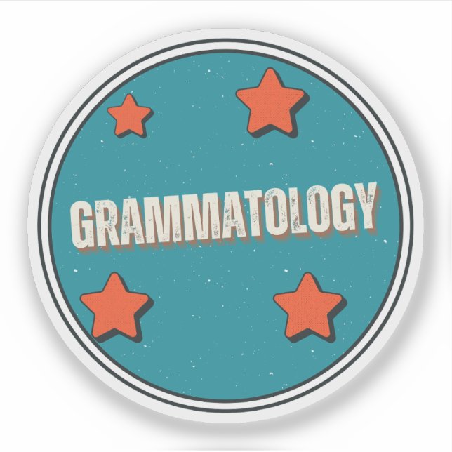 Grammatology Sticker (Front)
