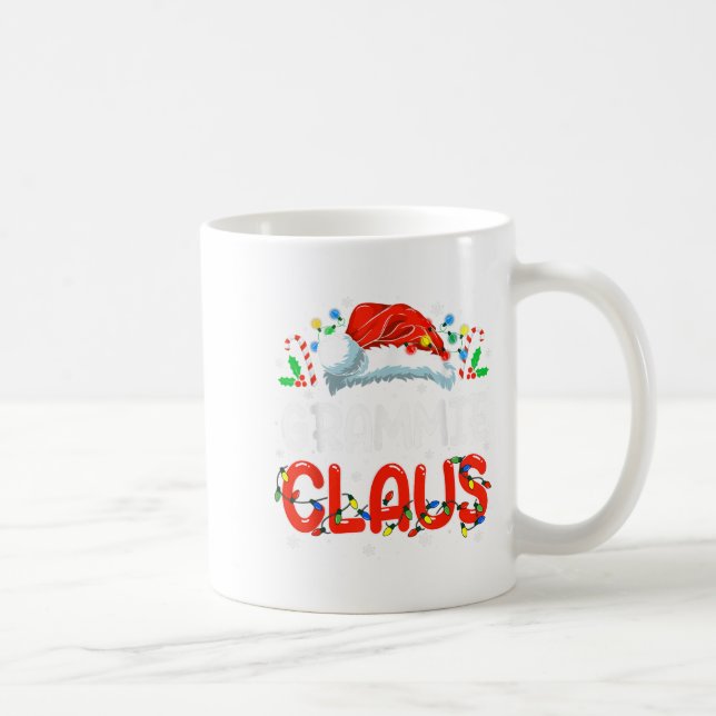 Grammie Claus Christmas Family Matching Pajamas Fu Coffee Mug (Right)