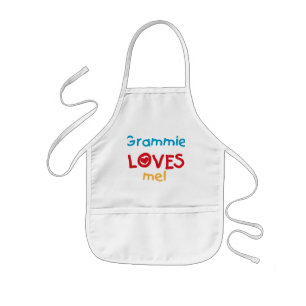 Grammie Loves Me T-shirts and Gifts Kids' Apron