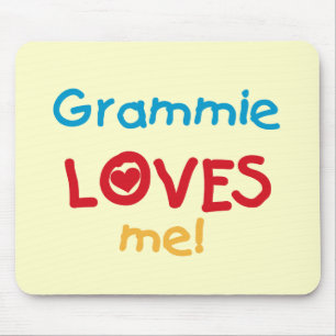 Grammie Loves Me T-shirts and Gifts Mouse Pad