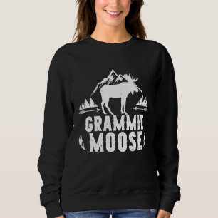 Grammie Moose Matching Family Camping Hiking Sweatshirt