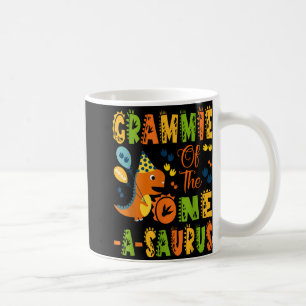Grammie Of The One-a-saurus 1st Birthday Dinosaur Coffee Mug