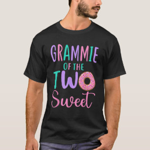 Grammie of the Two Sweet Grandma 2nd Birthday Girl T-Shirt
