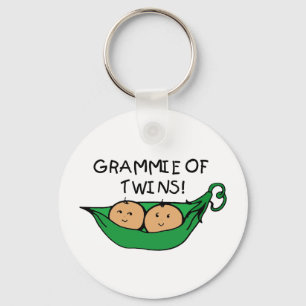  Grammie of Twins Pod Keychain