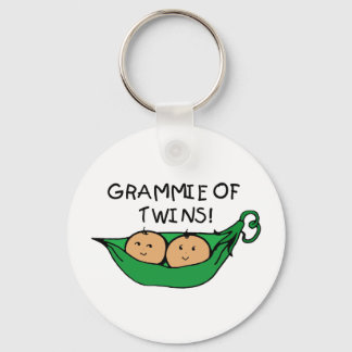  Grammie of Twins Pod Keychain
