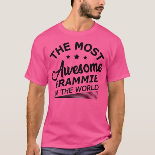 Grammie The most awesome grammie in the world T_Shirt