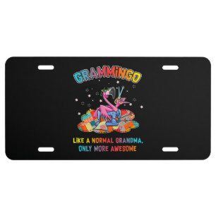 Grammingo Like A Normal Grandma Quilting License Plate