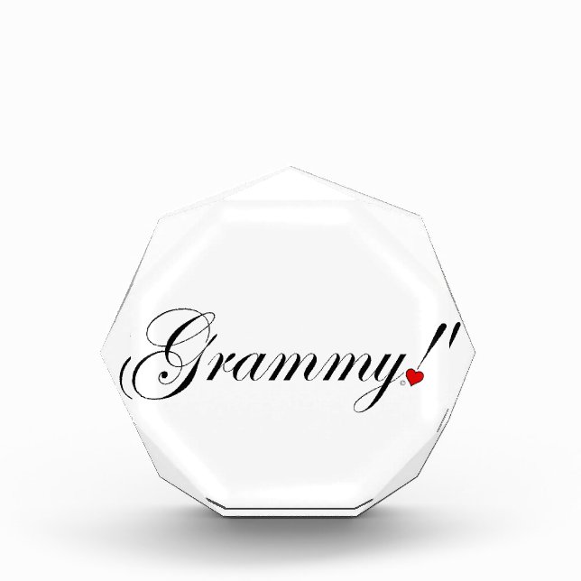 Grammy! Acrylic Award (Front)