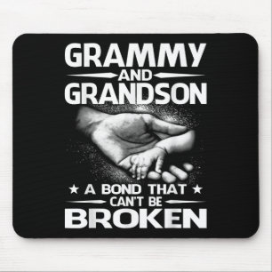 Grammy And Grandson A Bond That Can't Be Broken Mouse Pad