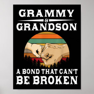 Grammy And Grandson A Bond That Can't Be Broken Poster
