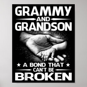 Grammy And Grandson A Bond That Can't Be Broken Poster