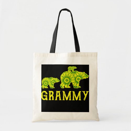 Grammy Bear with Two Cubs Mothers Day Mom  Tote Bag