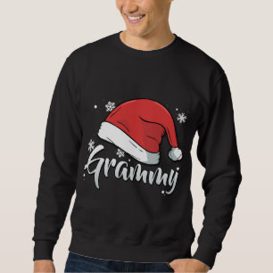 Grammy Christmas Santa Grandma Matching Family Gro Sweatshirt