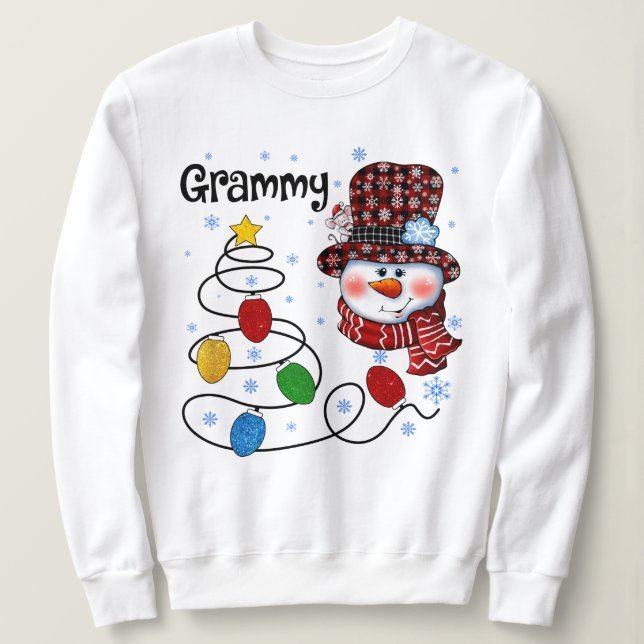 Grammy Christmas Sweatshirt (Design Front)