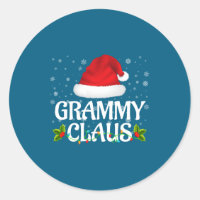 Grammy Claus Christmas Lights Santa Pajama Family 