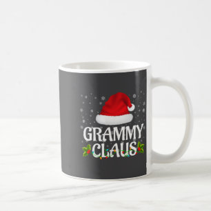 Grammy Claus Christmas Lights Santa Pajama Family  Coffee Mug