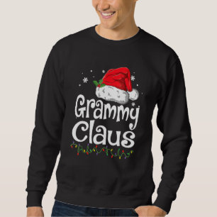 Grammy Claus Christmas Pajama Family Matching Xmas Sweatshirt