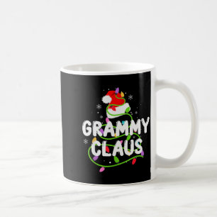 Grammy Claus Funny Christmas Lights Pajama Family Coffee Mug